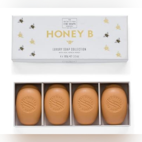 Scottish Fine Soap Honey B You Choose: Scrub, Wash, Lotion OR 4pc Bar Soap Set - Picture 6 of 16